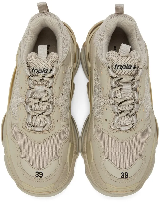 Balenciaga Beige Triple S 9700 BEIGE (536737-W2FW1-9700)