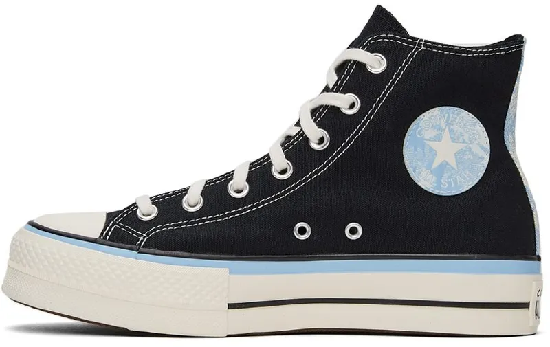 Converse Black & Blue Chuck Taylor All Star Lift Hi Black/JP Blue (571582C)
