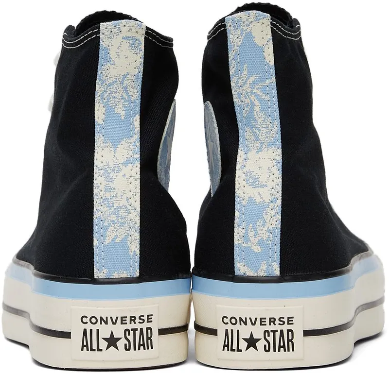 Converse Black & Blue Chuck Taylor All Star Lift Hi Black/JP Blue (571582C)