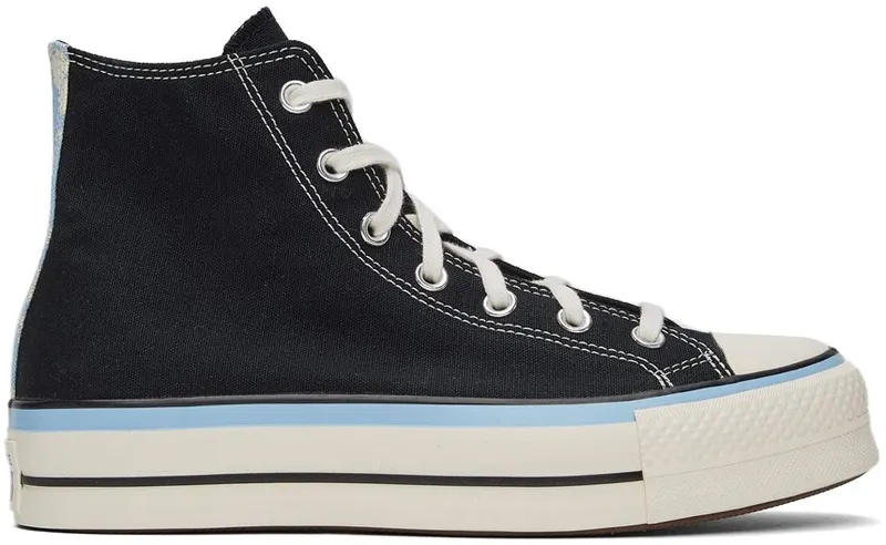 Converse Black & Blue Chuck Taylor All Star Lift Hi Black/JP Blue (571582C)