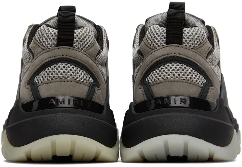 AMIRI Black & Gray Bone Runner BLACK / GREY-NUBUCK/ (AW22MFS001)