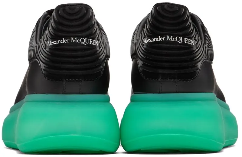 Alexander McQueen Black & Green Oversized 1455 BLACK/BLK/GREEN (682397WIB94)