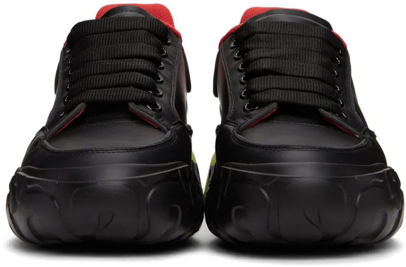Alexander McQueen Black & Red Mousse 1037 BLACK/LUST RED/ (682810WIAMA)