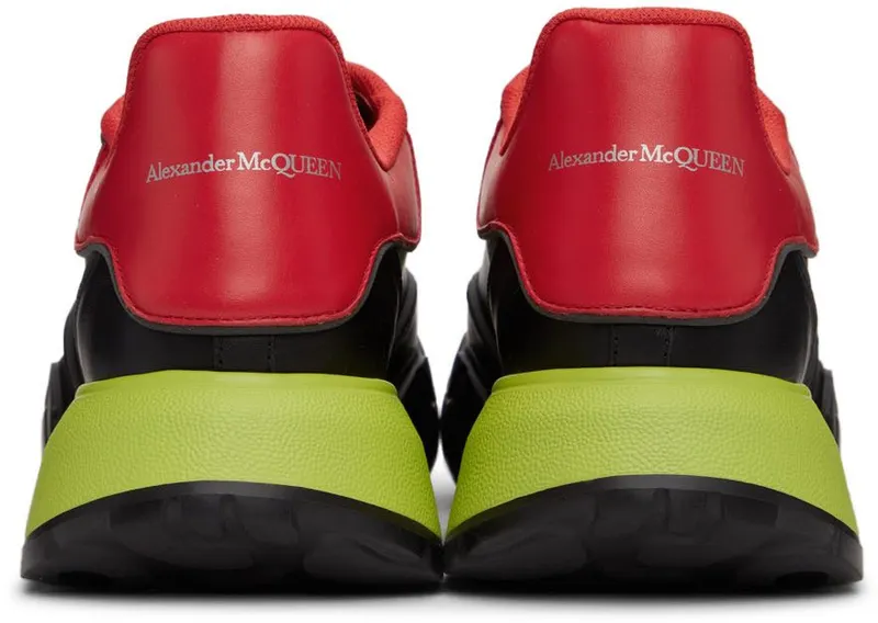 Alexander McQueen Black & Red Mousse 1037 BLACK/LUST RED/ (682810WIAMA)