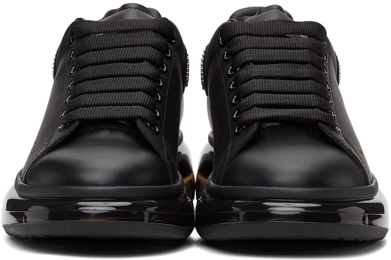 Alexander McQueen Black & Silver Studded Oversized 1182 BLACK/SILVER/FU (645873WHZ4Q)
