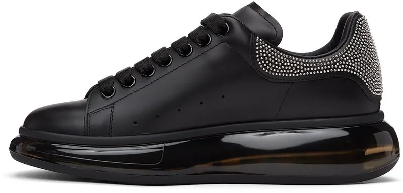 Alexander McQueen Black & Silver Studded Oversized 1182 BLACK/SILVER/FU (645873WHZ4Q)