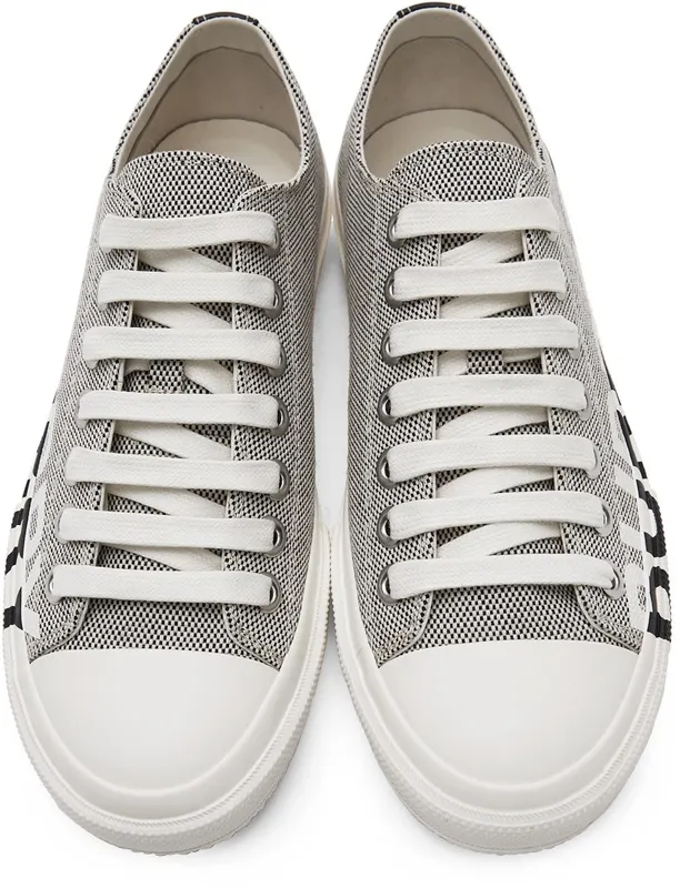 Burberry Black & White Logo Print BLACK/WHITE PATTER (8042130)