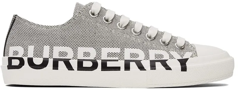 Burberry Black & White Logo Print BLACK/WHITE PATTER (8042130)