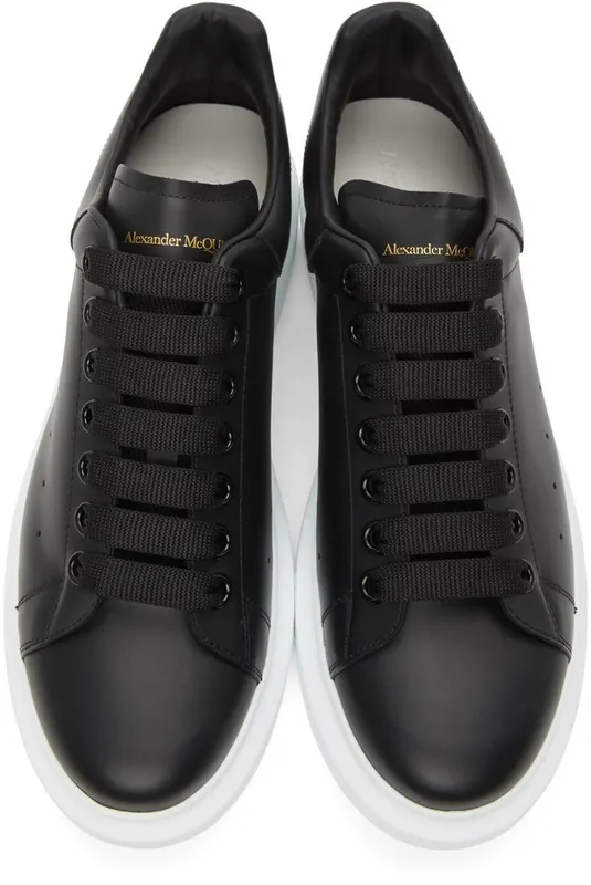 Alexander McQueen Black & White Oversized 1000 Black (553770 WHGP0)