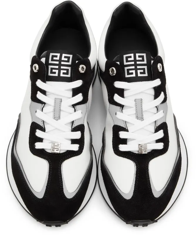 Givenchy Black & White Runner Low 029-BLACK/GREY/WHITE (BH005CH0XV)