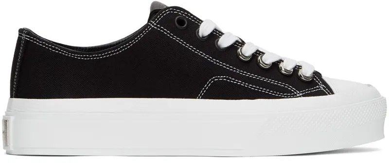 Givenchy Black Canvas & Leather City 001 Black (BE001NE10Q)