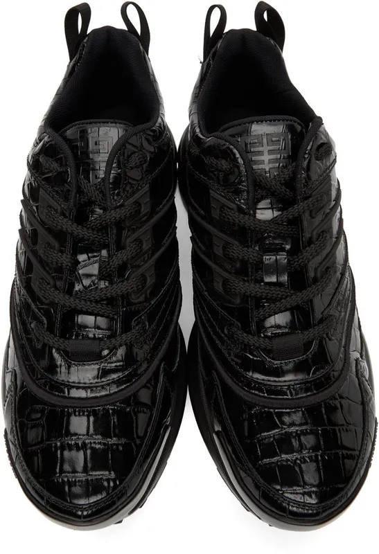 Givenchy Black Croc GIV 1 001-BLACK (BH004WH0V8)