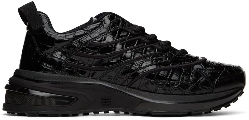 Givenchy Black Croc GIV 1 001-BLACK (BH004WH0V8)