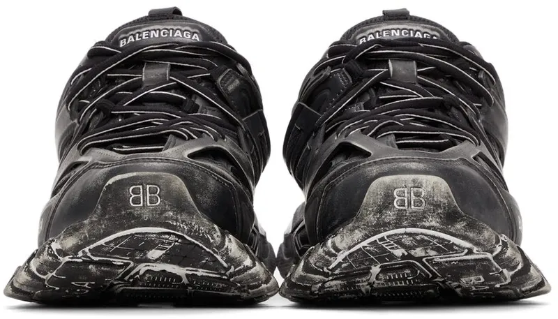 Balenciaga Black Faded Track 1000 BLACK (542023-W3CN2-1000)