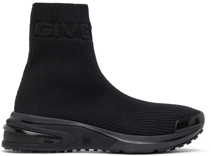 Givenchy Black GIV 1 Sock 001-BLACK (BH0055H0X1)