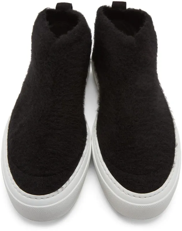4SDESIGNS Black Kansha Edition Mid-Top Sneaker 90 BLACK (A21/905/RW100/90)