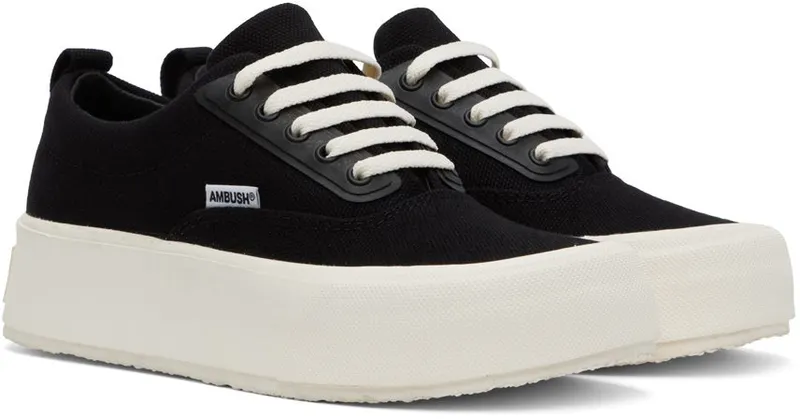 AMBUSH Black Low Vulcanized black white (BMIA012F22FAB0011001)