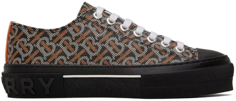 Burberry Black Monogram Print BLACK/WHITE/ORANGE (8059253)