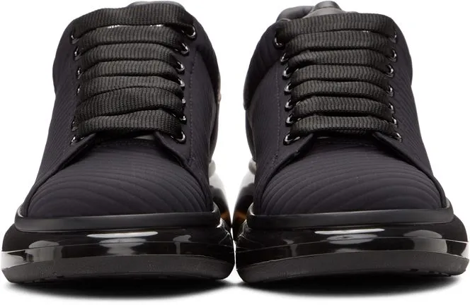 Alexander McQueen Black Neoprene Oversized 1000 BLACK/ (634610W4LA1)