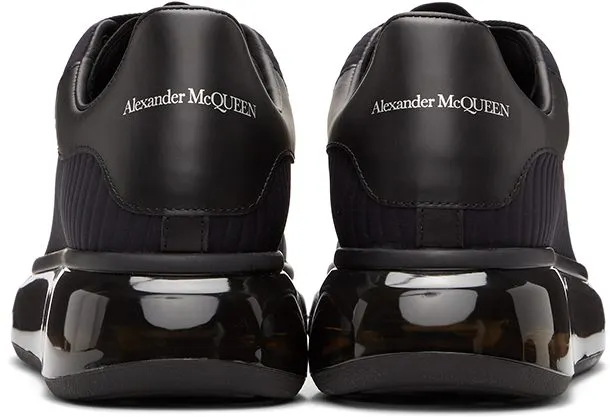 Alexander McQueen Black Neoprene Oversized 1000 BLACK/ (634610W4LA1)