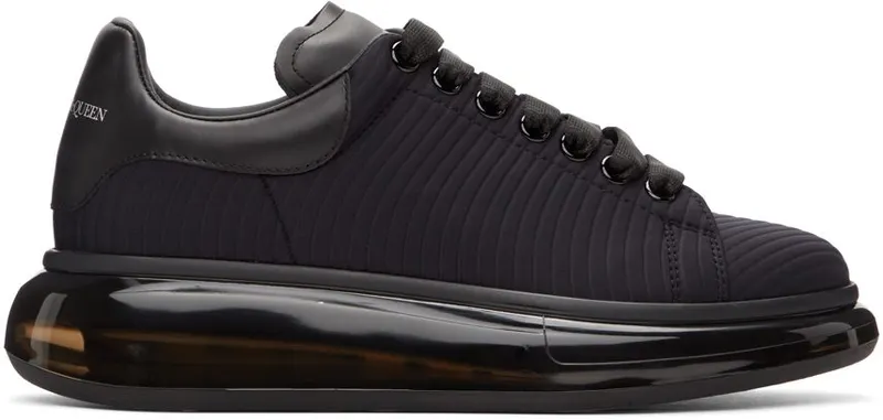 Alexander McQueen Black Neoprene Oversized 1000 BLACK/ (634610W4LA1)
