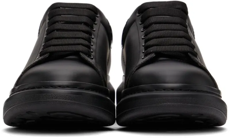 Alexander McQueen Black Patent Oversized 1000 BLACK/BLACK (682399WIB91)