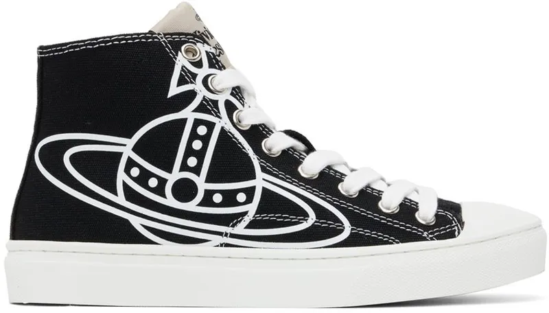 Vivienne Westwood Black Plimsoll N401 Black (75010001W-W0004-)
