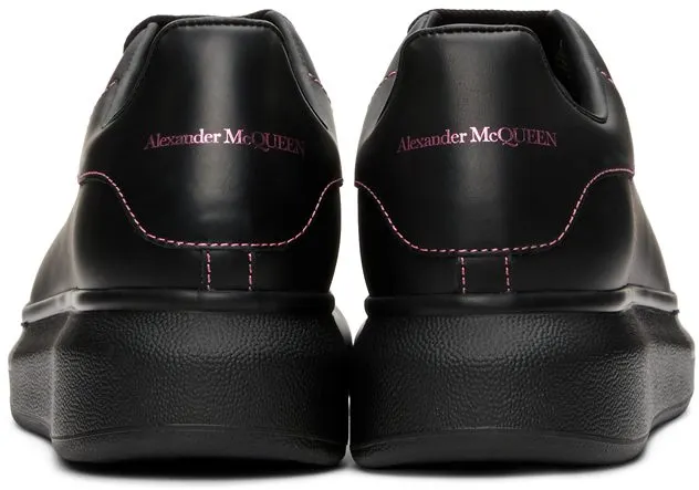 Alexander McQueen Black Rainbow Eyelets Oversized 1312 Black (553770 WHZ4S)