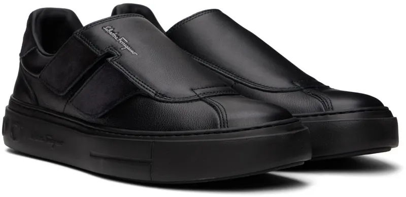 Salvatore Ferragamo Black Velcro NERO || NERO || NERO (754338 020779004)