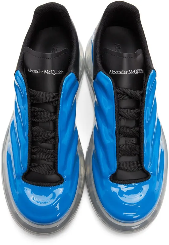 Alexander McQueen Blue & Black Oversized 4479 LA.BL./BLK/TR./ (682398W4RY1)