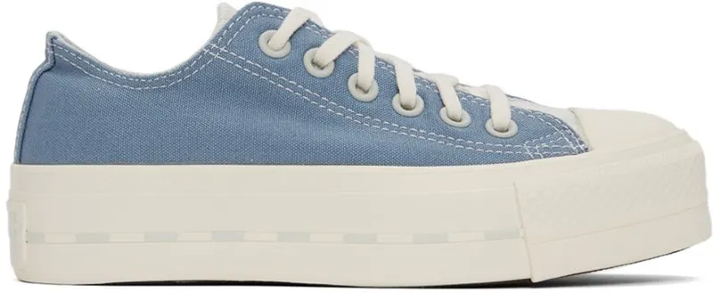 Converse Blue Chuck Taylor All Star Platform Lo Indigo Oxide/Light S (572710C)
