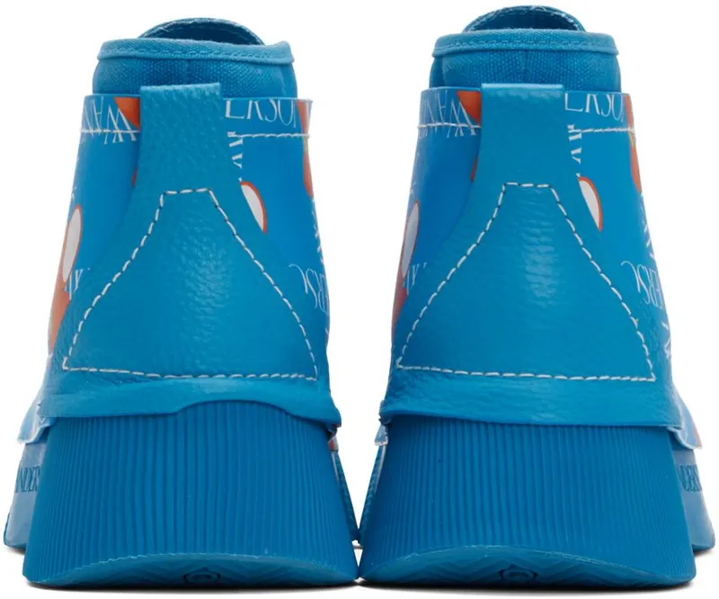 JW Anderson Blue Layered High-Top 420 BLUE (ANW37000A 16191)