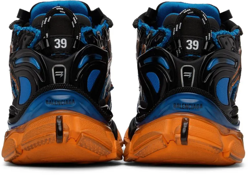Balenciaga Blue Runner 4719 BLUE/ORG/BLACK (677403-W3RB3-4719)