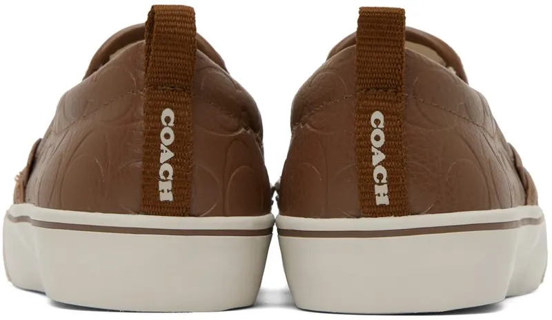 Coach 1941 Brown Embossed SADDLE (CC820 SAD)