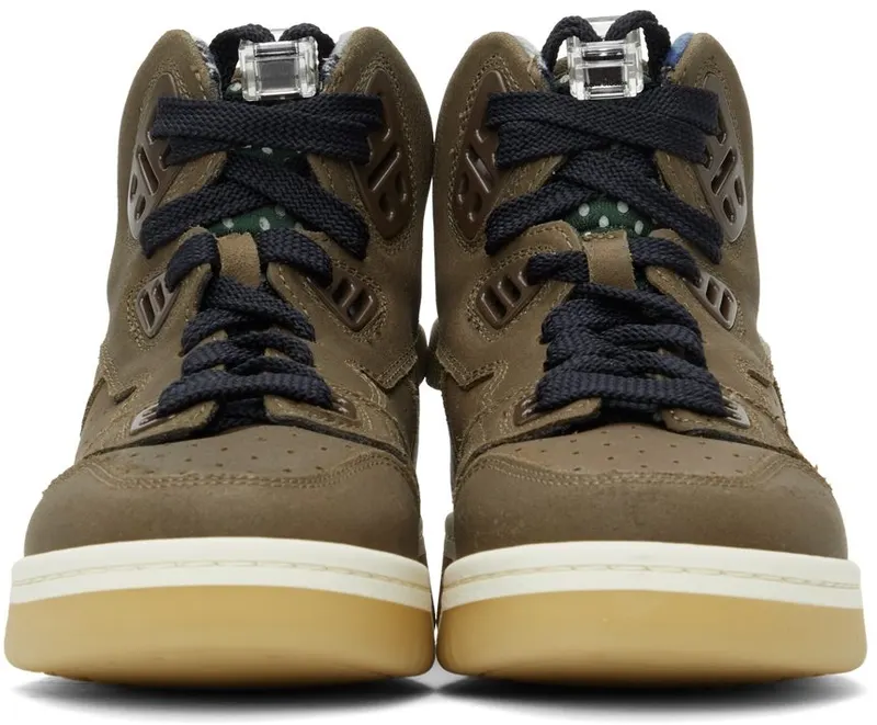 Acne Studios Brown Suede High-Top Brown/Green (AD0410-)