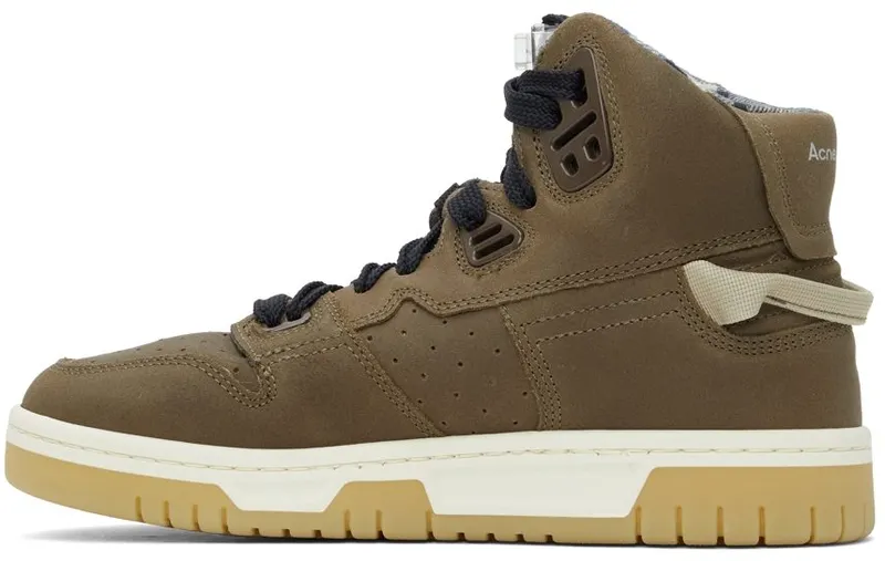 Acne Studios Brown Suede High-Top Brown/Green (AD0410-)