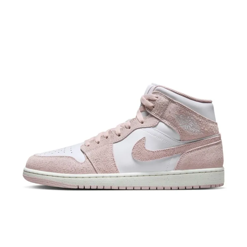 Air Jordan 1 Mid Pink Suede (FN5215-161)
