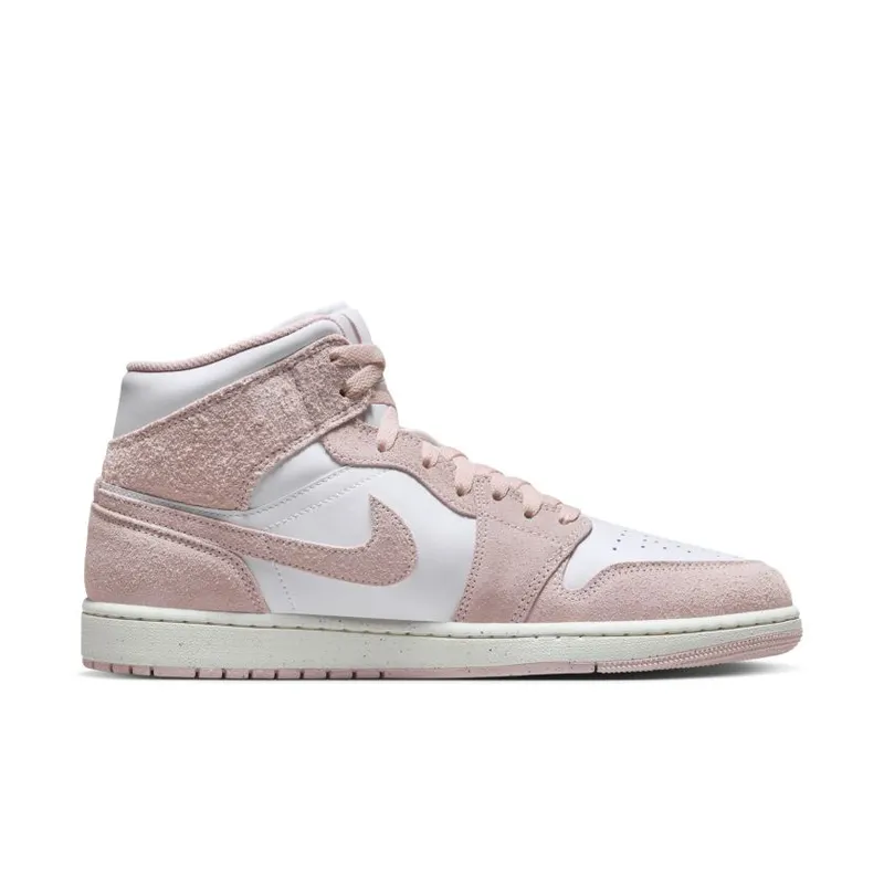 Air Jordan 1 Mid Pink Suede (FN5215-161)