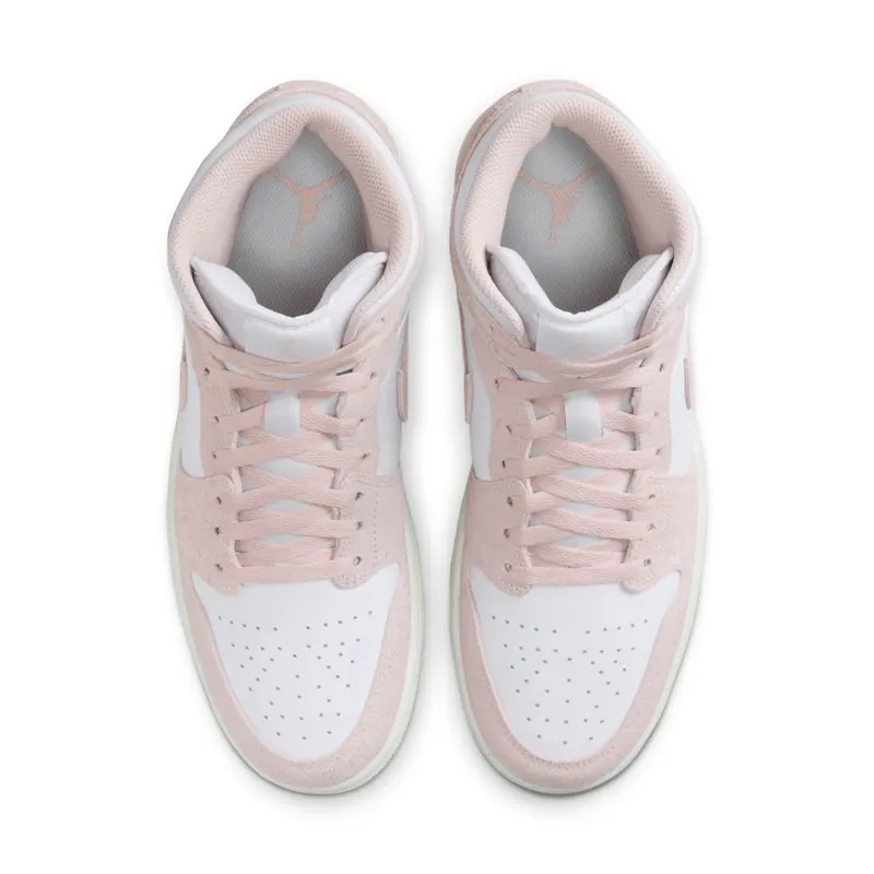 Air Jordan 1 Mid Pink Suede (FN5215-161)