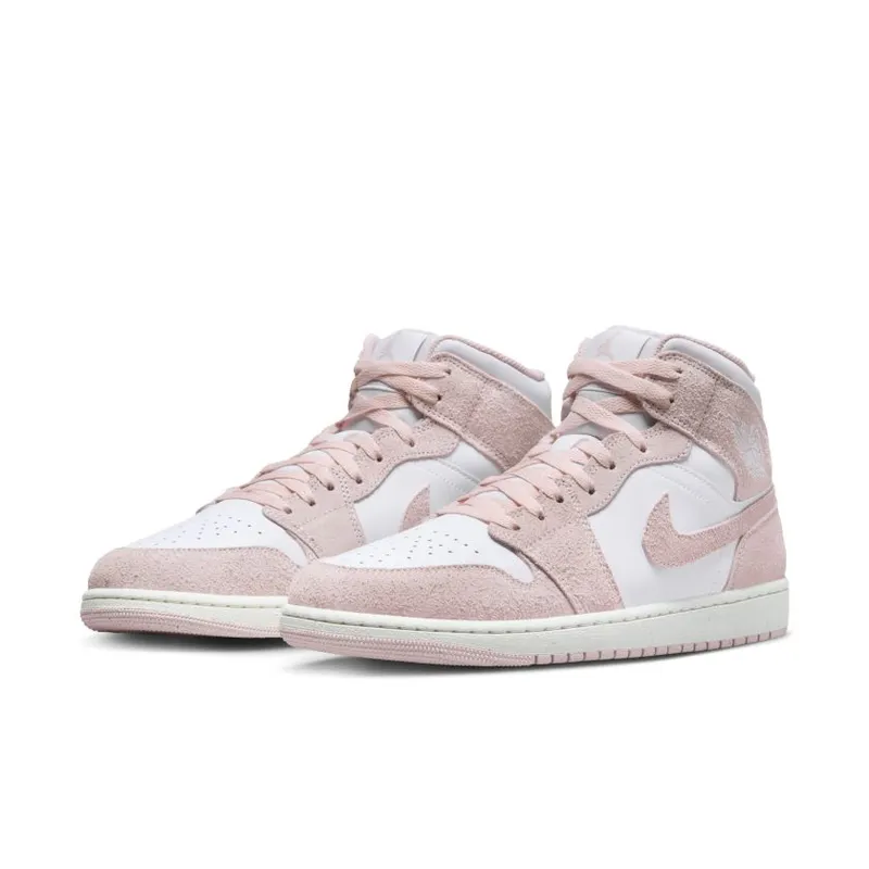 Air Jordan 1 Mid Pink Suede (FN5215-161)