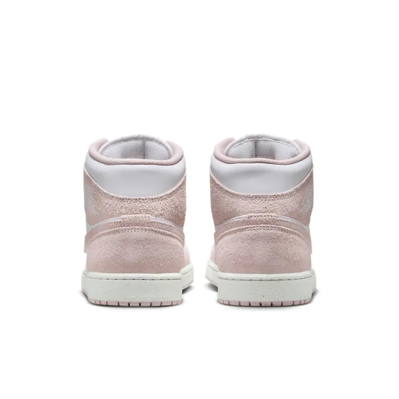 Air Jordan 1 Mid Pink Suede (FN5215-161)