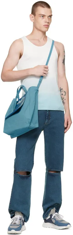 ekn Gray & Blue Larch LA-03-07-00-SS19 (BLUE VEGAN)