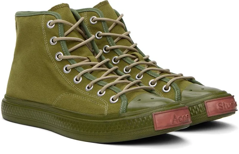 Acne Studios Green Ballow High AB7 OLIVE GREEN (BD0226-)