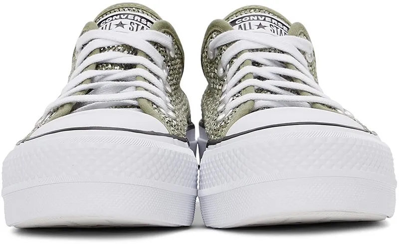 Converse Green Breathable Platform All Star Low Light Field Surplus (570791C)