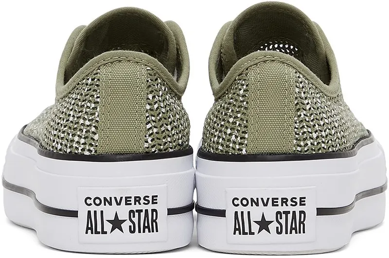 Converse Green Breathable Platform All Star Low Light Field Surplus (570791C)