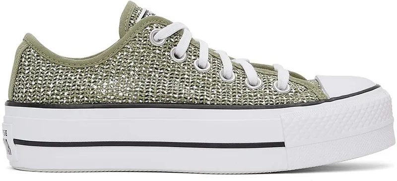 Converse Green Breathable Platform All Star Low Light Field Surplus (570791C)