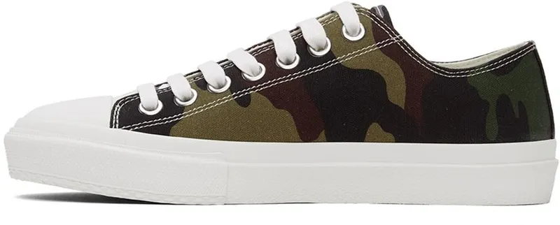 Burberry Green Camo Logo Print MANGROVE GREEN (8041895)