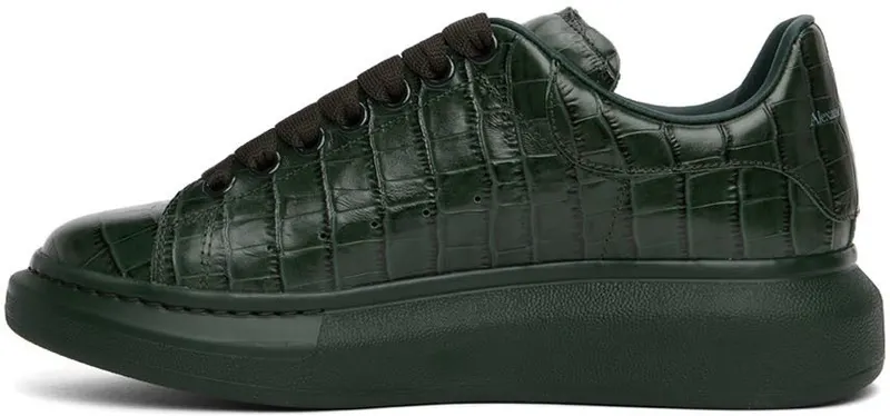 Alexander McQueen Green Croc Oversized 3127 DA.FOR.GR./DA.F (553680WIAX1)