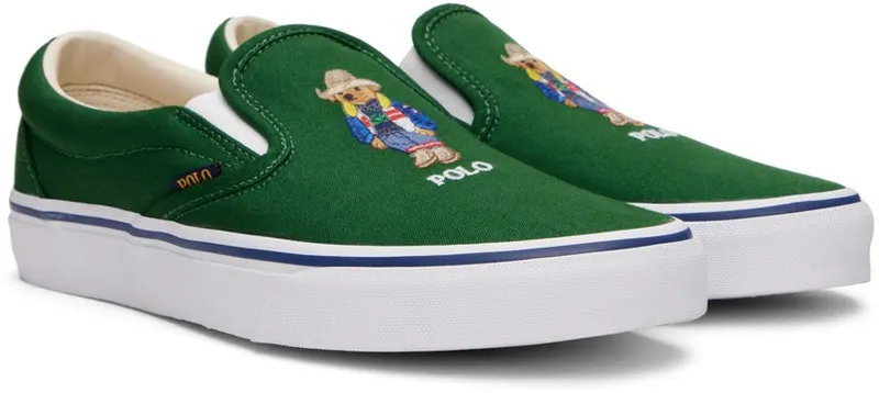 Polo Ralph Lauren Green Keaton Slip-On FOREST (816877739002)