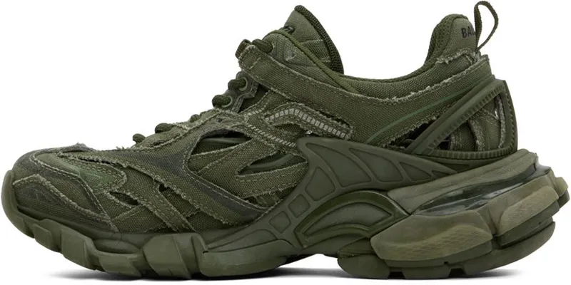 Balenciaga Green Track 2.0 3810 Kaki/Black (568615 W3RG3)